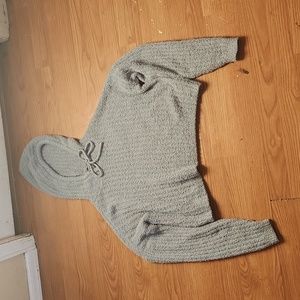 SO blue cropped hoodie size medium